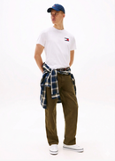Kit masculino Tommy Hilfiger T-Shirt 'Essential Flag' + Sapatilha Hi Vulcan Core Low