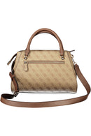GUESS Bolsa 'Noelle II' bege com alça longa removível