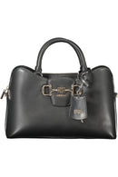 GUESS Bolsa 'Janie' preta com alça dupla e bolsos utilitários