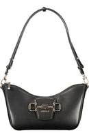 GUESS Bolsa 'Janie' preta de ombro com alça removível