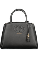 GUESS Bolsa 'Isola' preta estruturada com 3 compartimentos