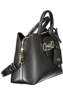 GUESS Bolsa 'Janie' preta com alça dupla e bolsos utilitários