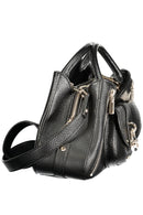 GUESS Bolsa 'Jessa' preta com alça dupla e bolsos externos